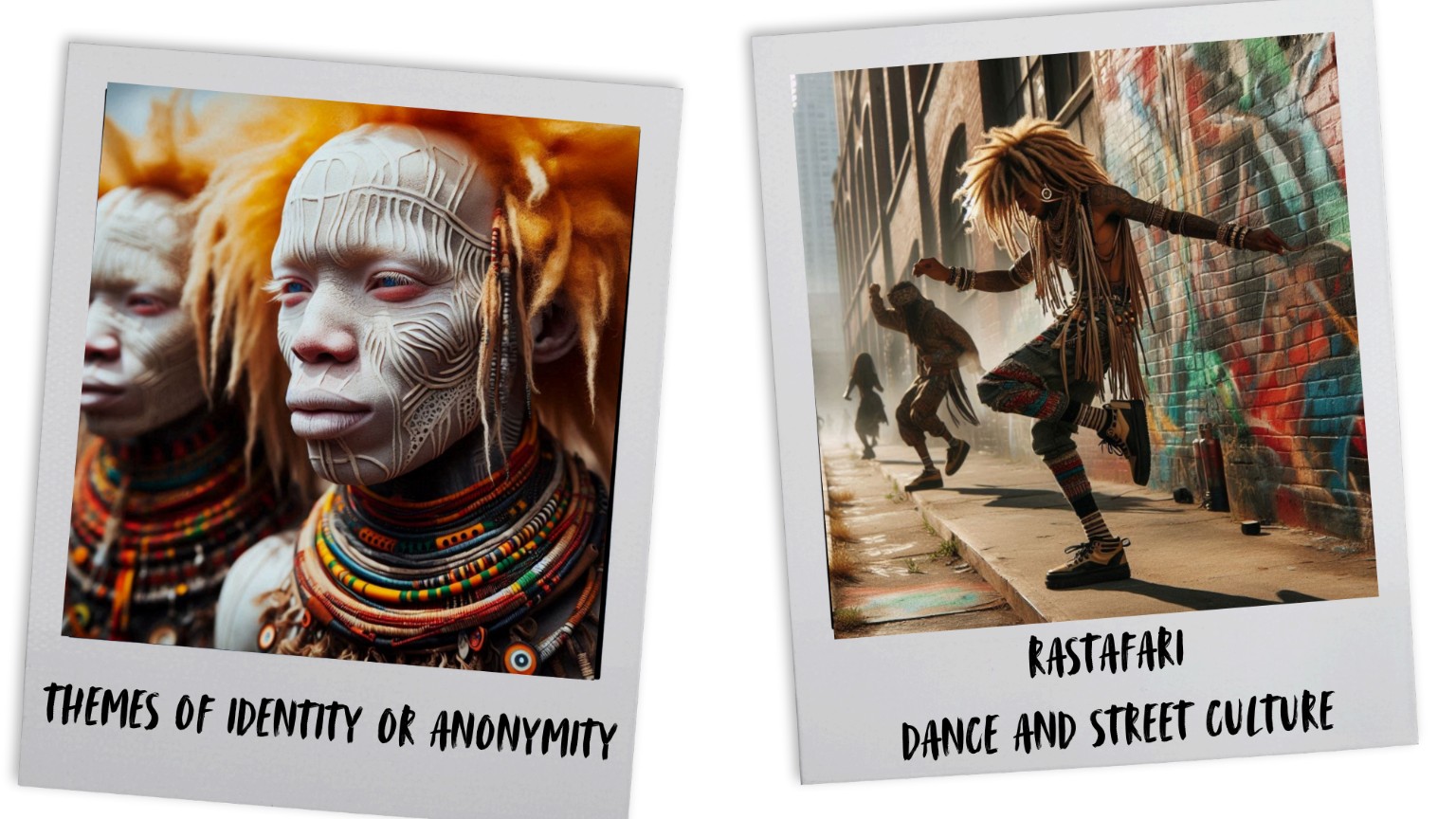 Themes of Identity or Anonymity and Rastafari Dance and Street Culture